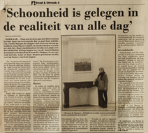 Marjan de Glopper interview Alkmaarsche Courant 1994