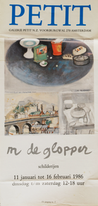 Marjan de Glopper expositie Galerie Petit 1986