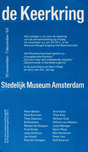 Marjan de Glopper expositie De Keerkring  Stedelijk Museum Amsterdam 1969